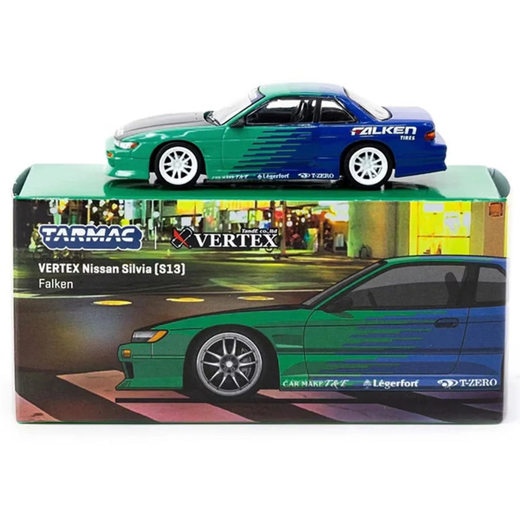 Nissan Silvia S13 Vertex Falken 1:64