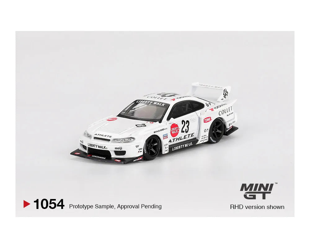 Nissan S15 Silvia LB-Super Silhouette Collet #23 White 1:64