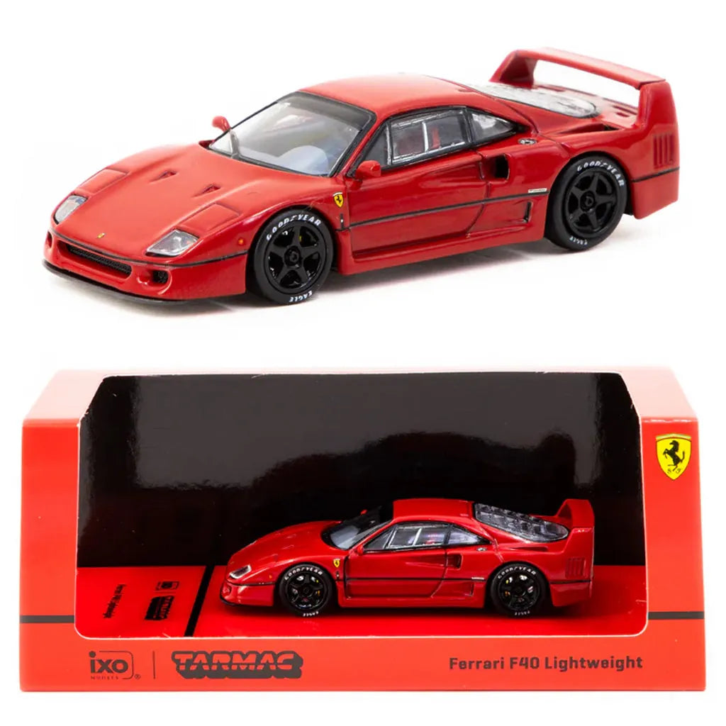 Tarmac Works x IXO Ferrari F40 Lightweight Red 1:64