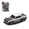 Nissan Skyline Hakosuka Shark Edition Silver Black Enigma 1:64