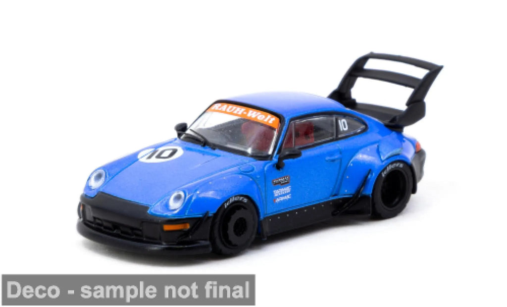 Porsche 911 RWB 993 10th Anniversary Blue #10 1:64