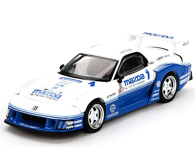 Mazda RX-7 LB-Super Silhouette Mazda #1 White Blue 1:64