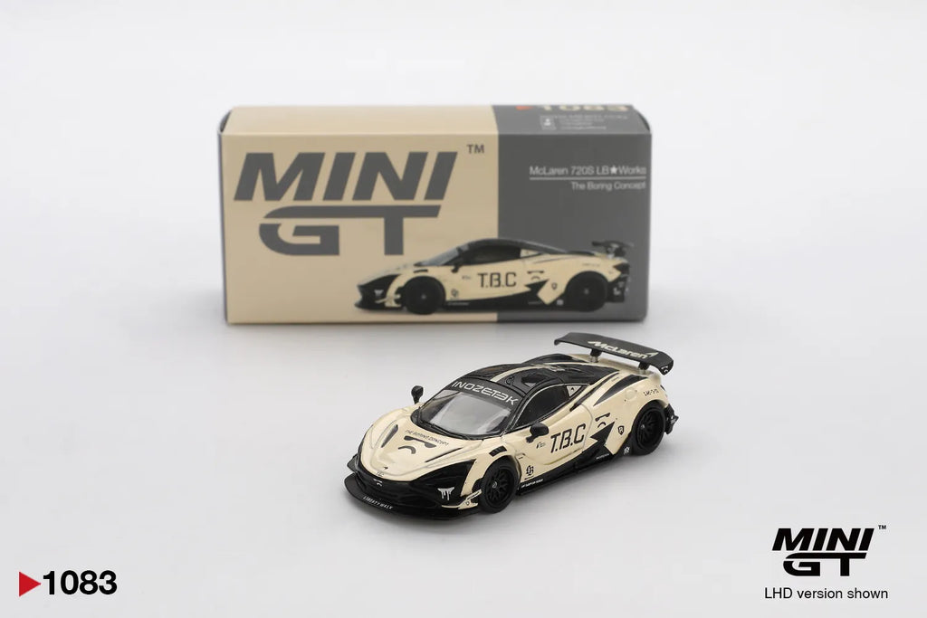 McLaren 720S LB-Works The Boring Concept White 1:64