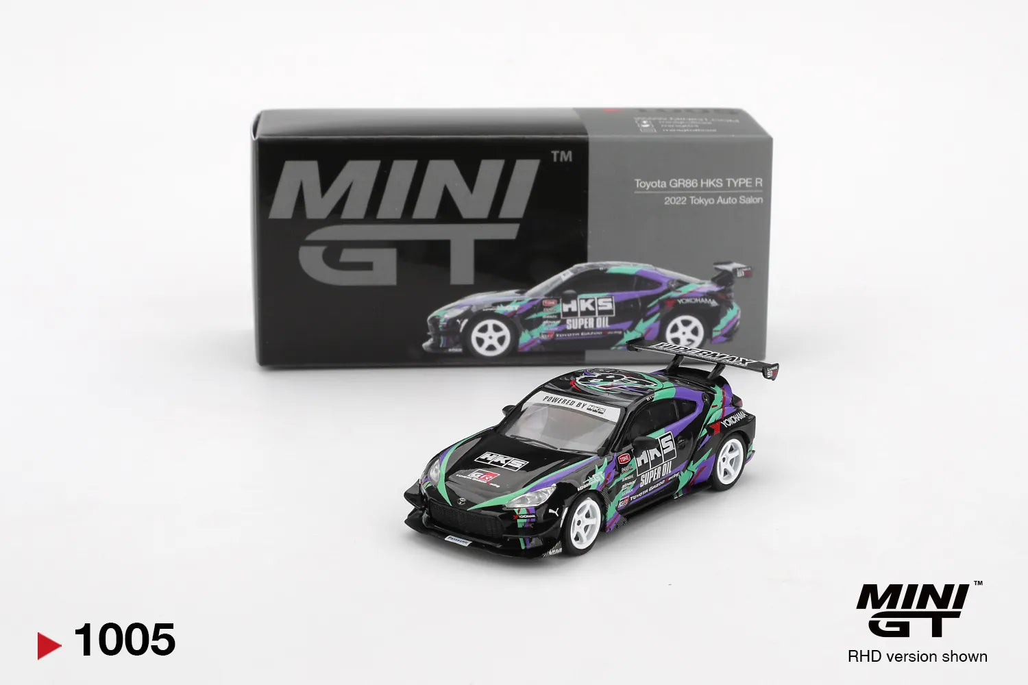 Toyota GR86 HKS Type R Holographic Livery 1:64