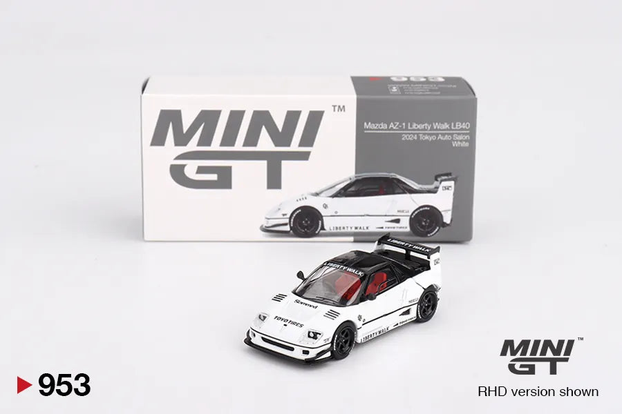 Mazda AZ-1 Liberty Walk White 1:64