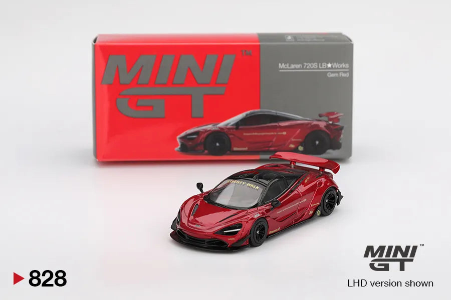 McLaren 720S LB-Works Red Carbon 1:64