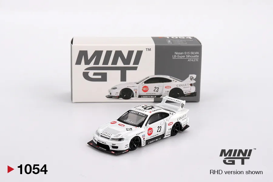 Nissan S15 Silvia LB-Super Athlete Collet #23 White Blister 1:64