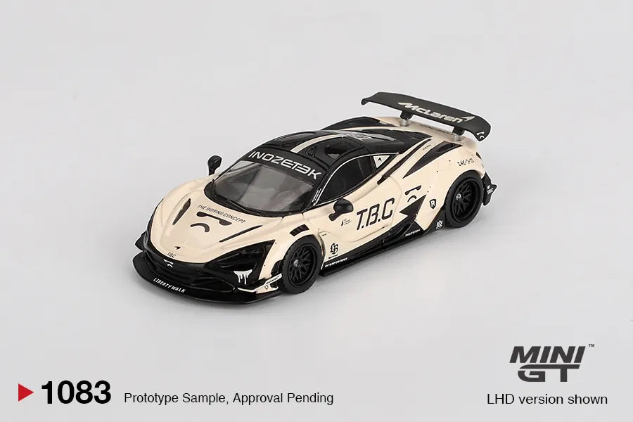 McLaren 720S LB-Works The Boring Concept White 1:64