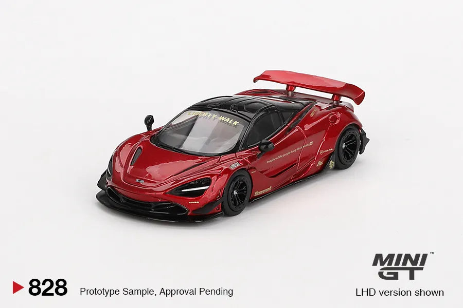 McLaren 720S LB-Works Red Carbon 1:64