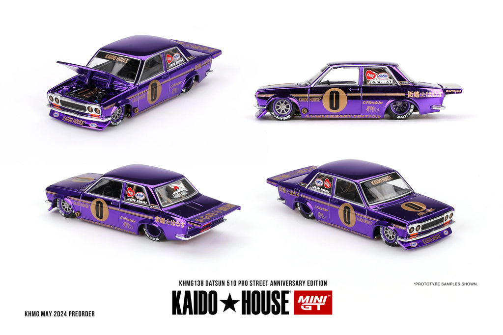 Datsun 510 Pro Street Anniversary Edition Purple #0 1:64