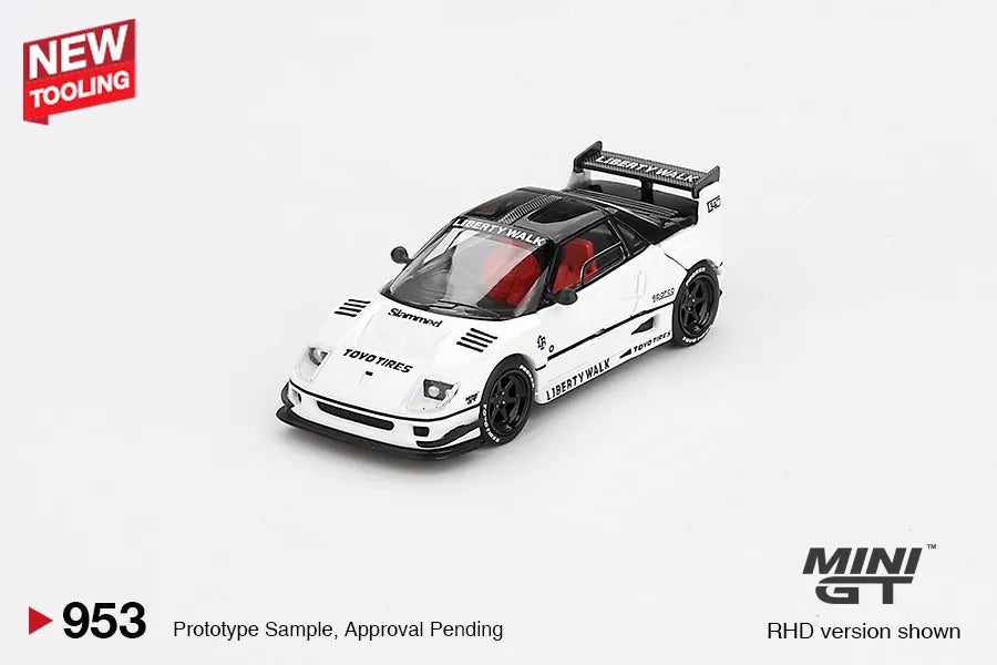 Mazda AZ-1 Liberty Walk White 1:64