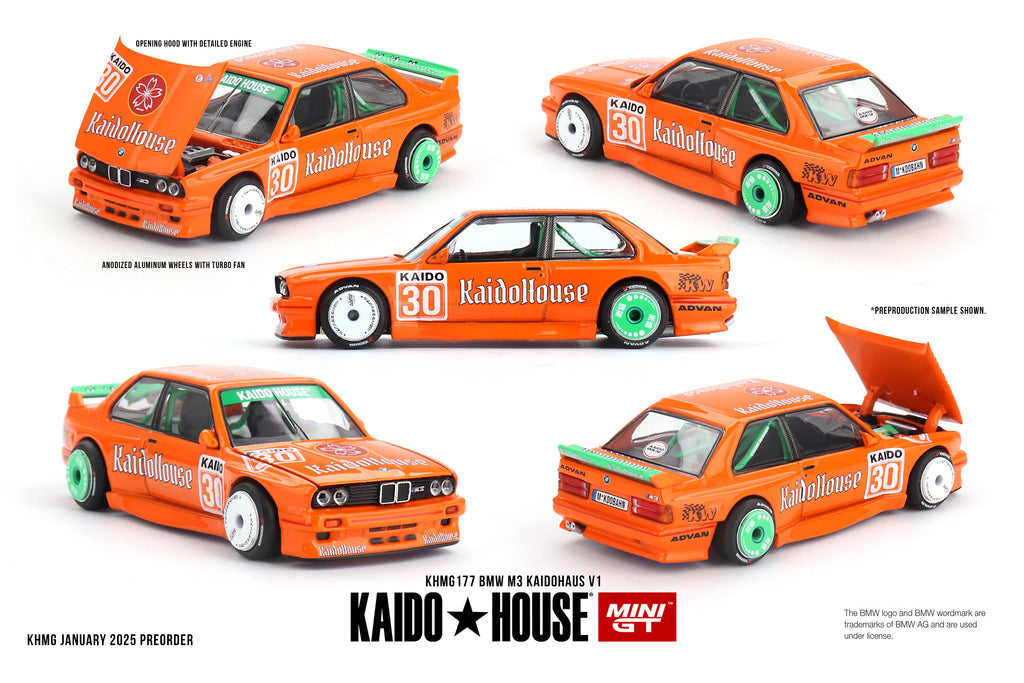 Kaido House x Mini GT BMW M3 Kaidohaus V1 #177 1:64