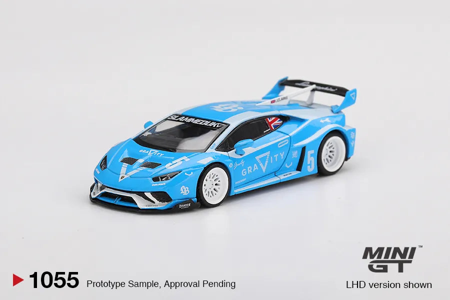 Lamborghini Huracán GT3 LB-Works Gravity #5 Blue White 1:64