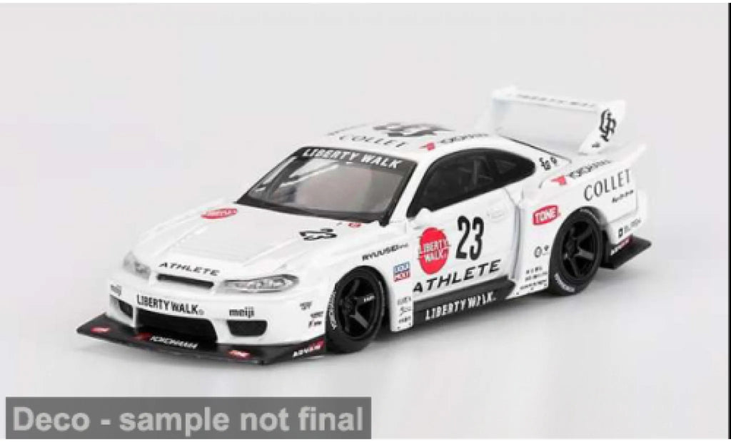 Nissan S15 Silvia LB-Super Silhouette Collet #23 White 1:64
