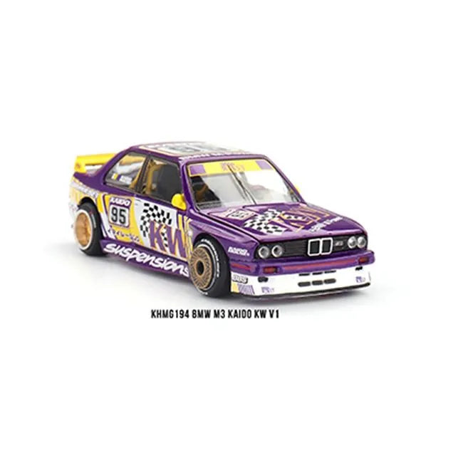 BMW M3 E30 Kaido KW V1 Purple Yellow #95 1:64