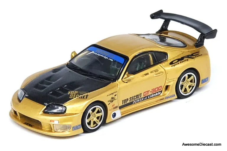 Toyota Supra A80 Top Secret GT300 Gold 1:64