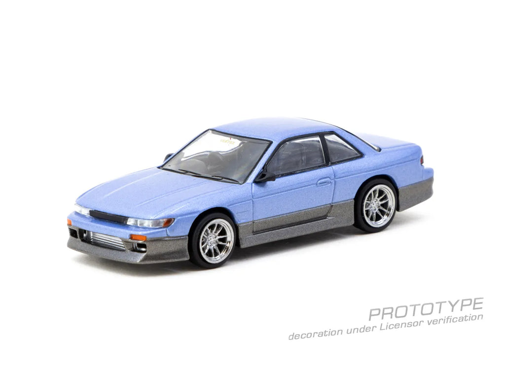 Nissan Silvia S13 Vertex Blue Grey 1:64