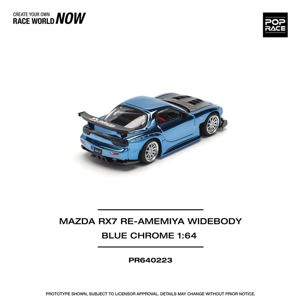 Mazda RX-7 FC3S RE Amemiya Blue 1:64