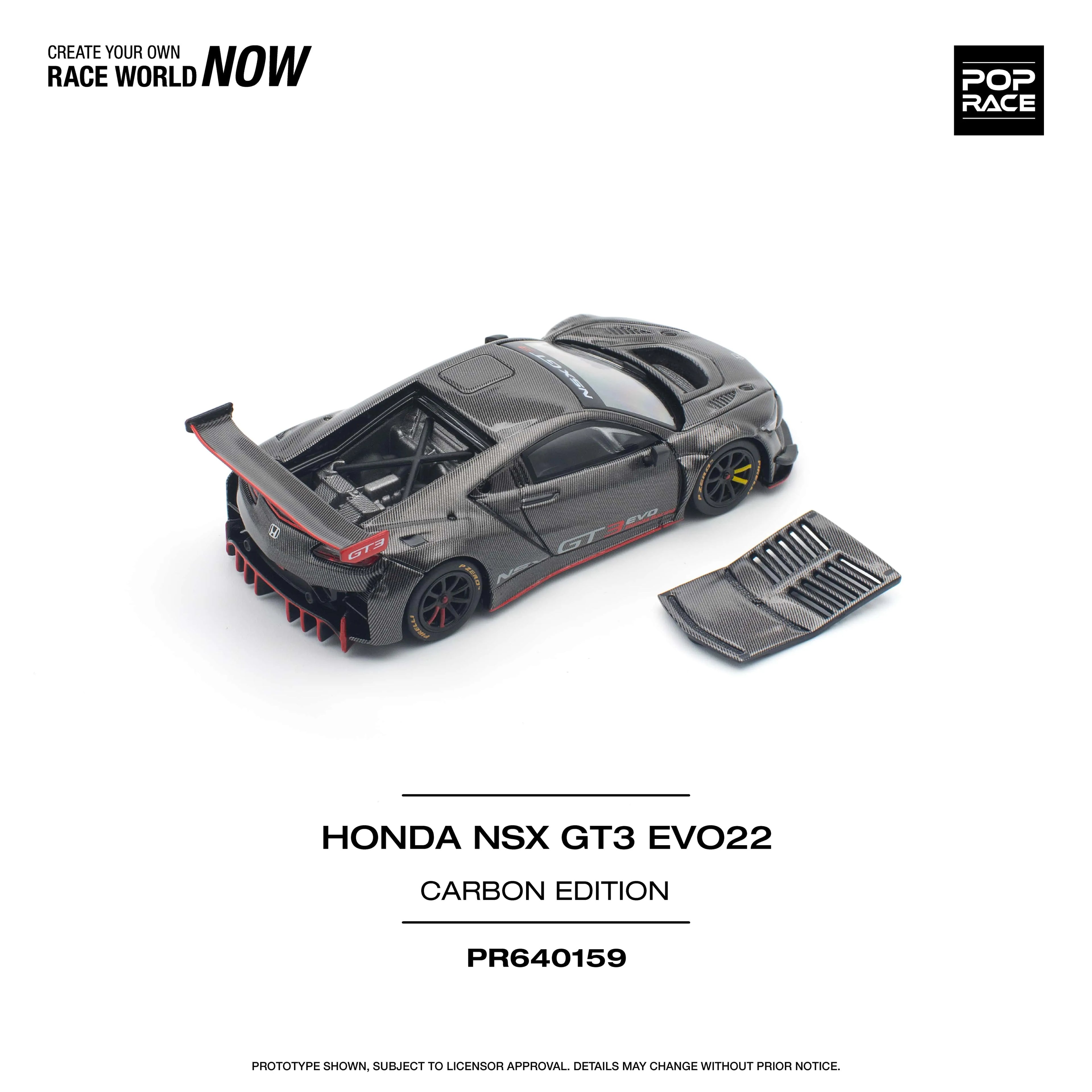 Honda NSX NA1 Spoon Blue Yellow 1:64