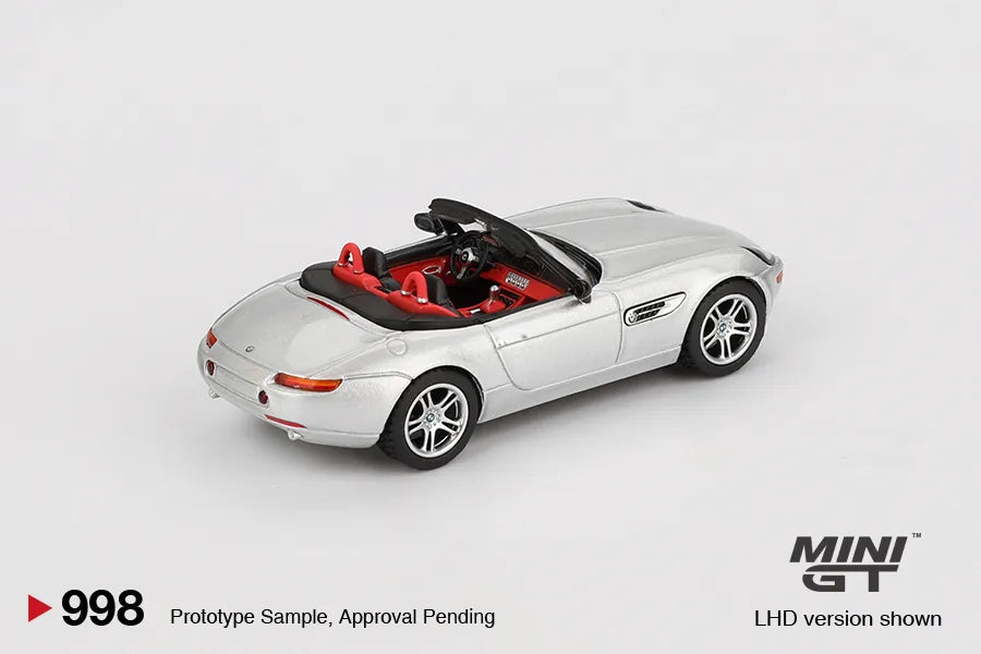 BMW Z8 Silver Convertible 1:64