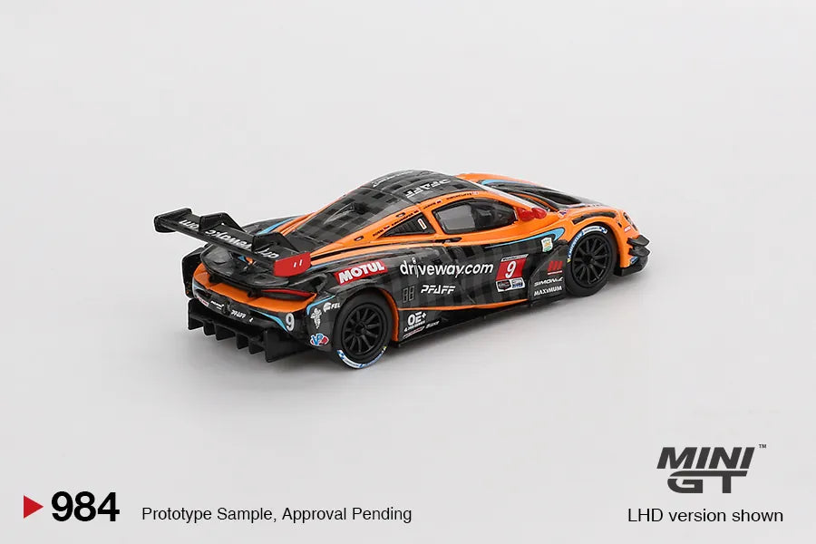 Mini GT McLaren 720S GT3 Evo Pfaff Motorsports IMSA 2024 Daytona #984 1:64