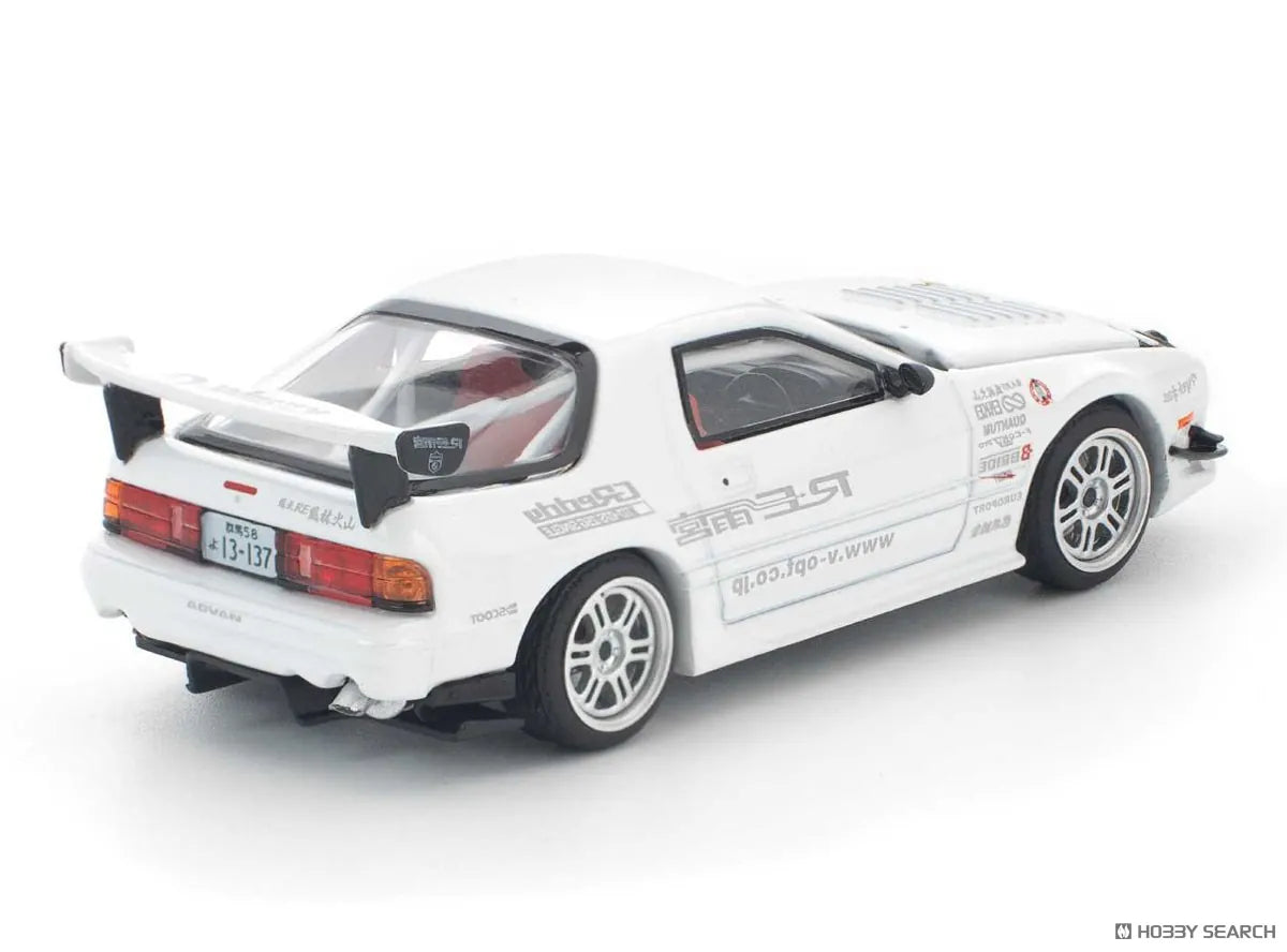 Mazda RX-7 FC3S RE Amemiya White PR64 1:64