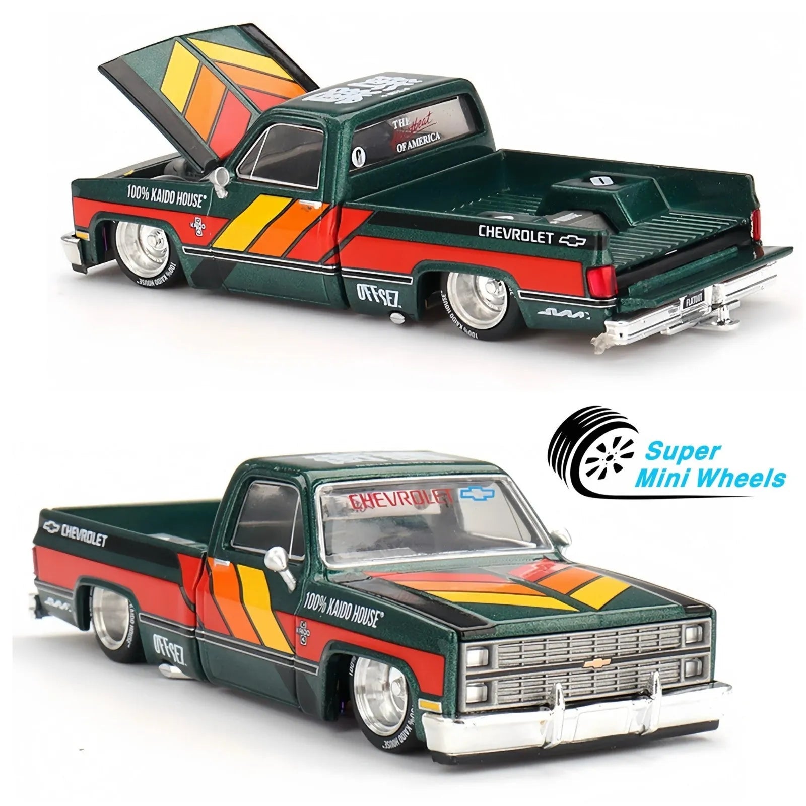 Kaido House x Mini GT Chevrolet Silverado Kaido Works V3 #226 1:64