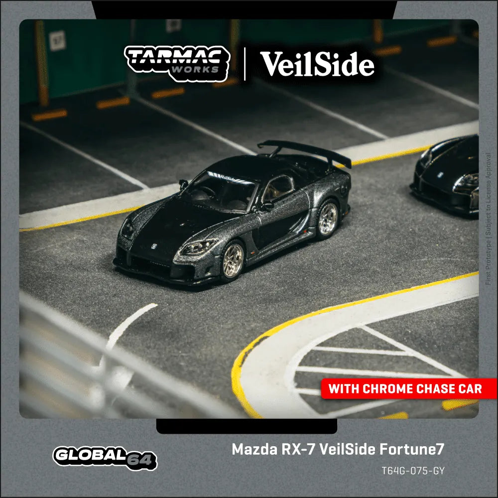 Mazda RX-7 VeilSide Grey 1:64