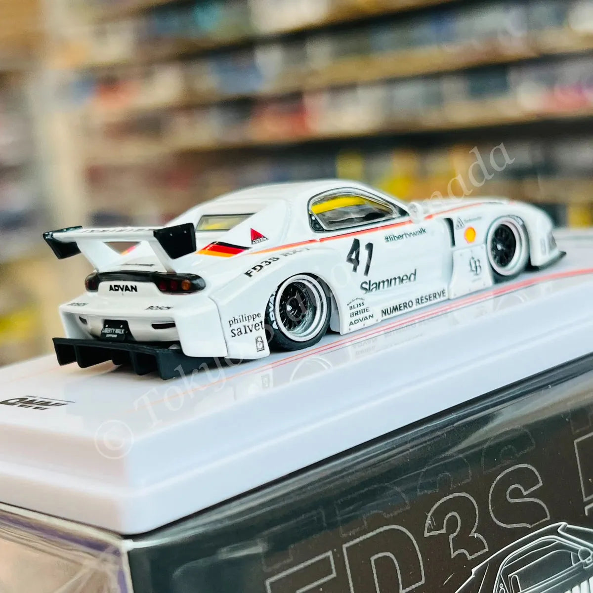 Mazda RX-7 FD3S LB-Super Silhouette White 1:64