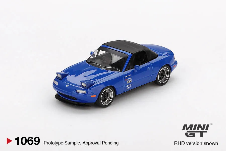 Mazda RX-7 FD Aero Kit Blue 1:64