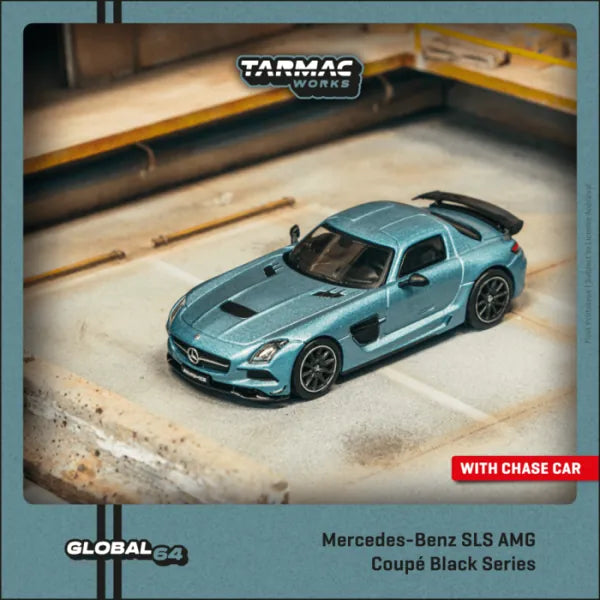 Mercedes-Benz SLS AMG Coupe Black Series Matte Blue 1:64