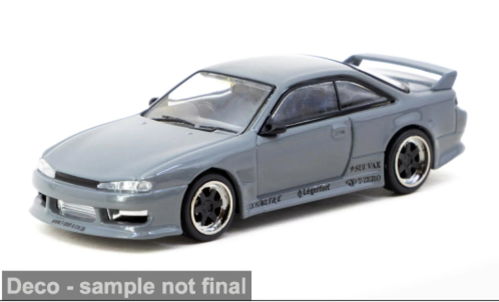 Nissan Silvia S14 Vertex Grey 1:64