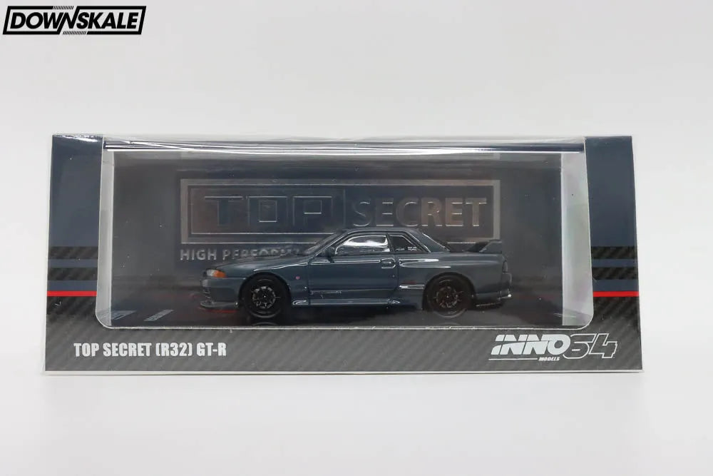Nissan Skyline GT-R R32 Top Secret Stealth Grey 1:64