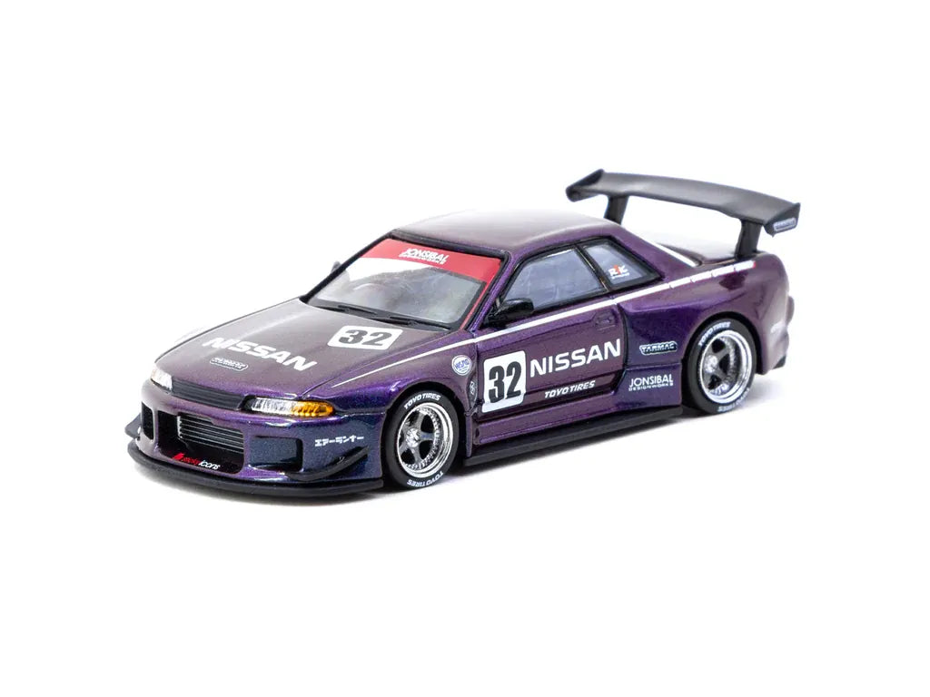 Nissan Skyline R32 Widebody Midnight Purple 1:64