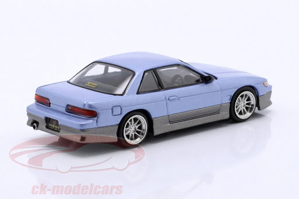 Nissan Silvia S13 Vertex Blue Grey 1:64