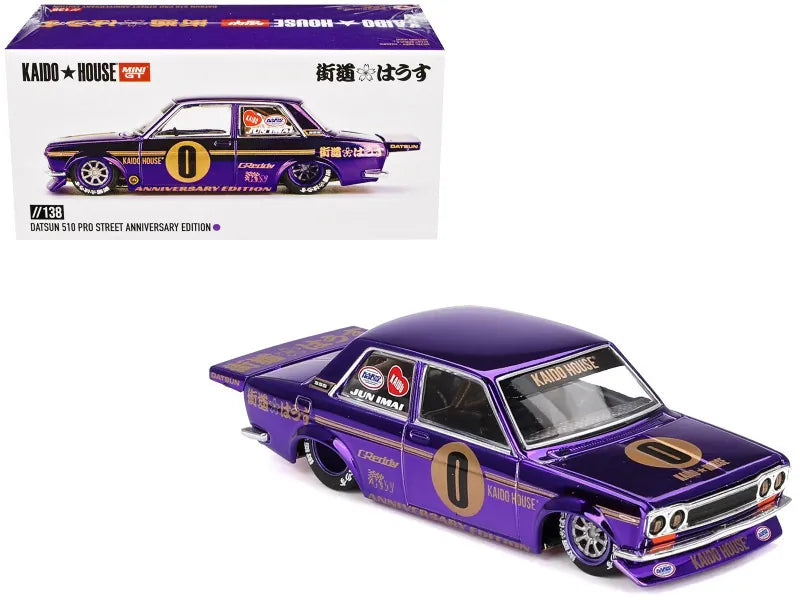 Datsun 510 Pro Street Anniversary Edition Purple #0 1:64