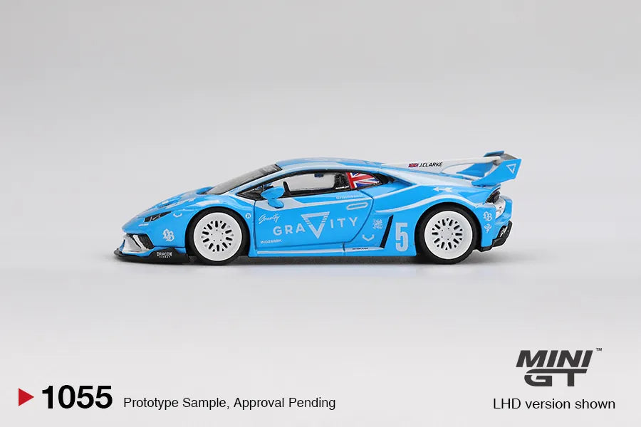 Lamborghini Huracán GT3 LB-Works Gravity #5 Blue White 1:64