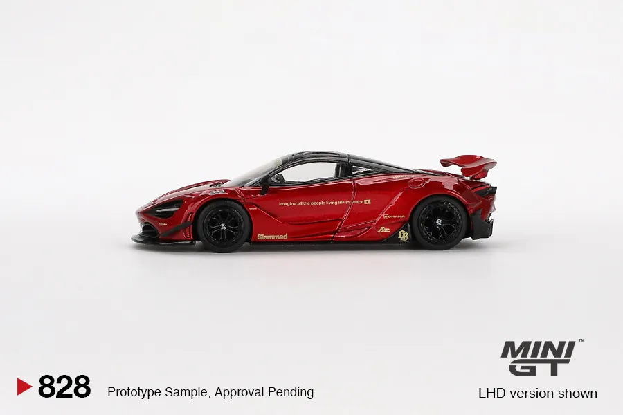 McLaren 720S LB-Works Red Carbon 1:64