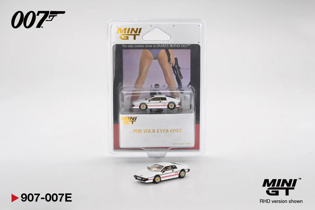 Mini GT Lotus Esprit Turbo 007 For Your Eyes Only #907 1:64