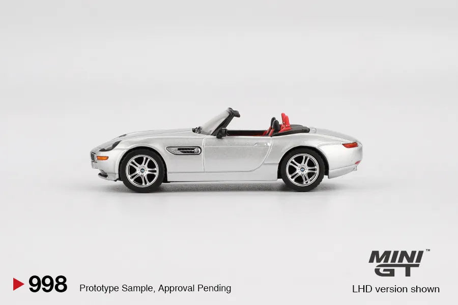 BMW Z8 Silver Convertible 1:64