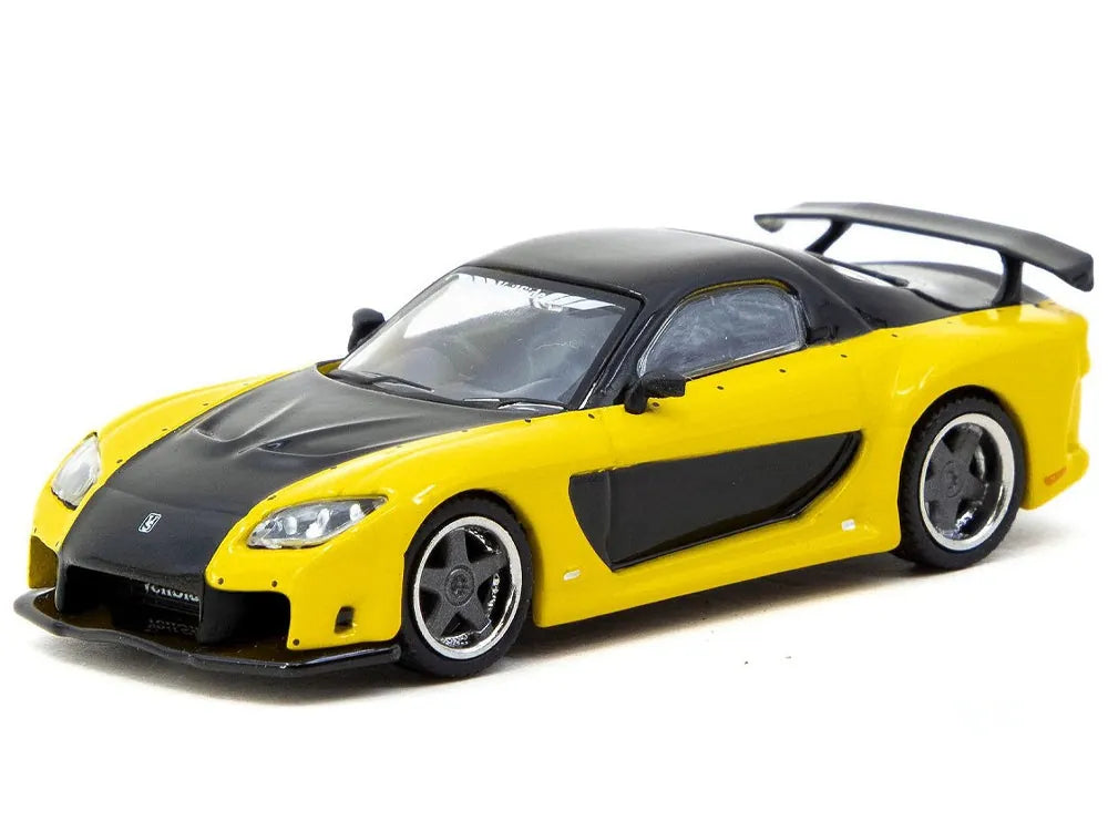 Mazda RX-7 VeilSide Fortune7 Yellow Black 1:64