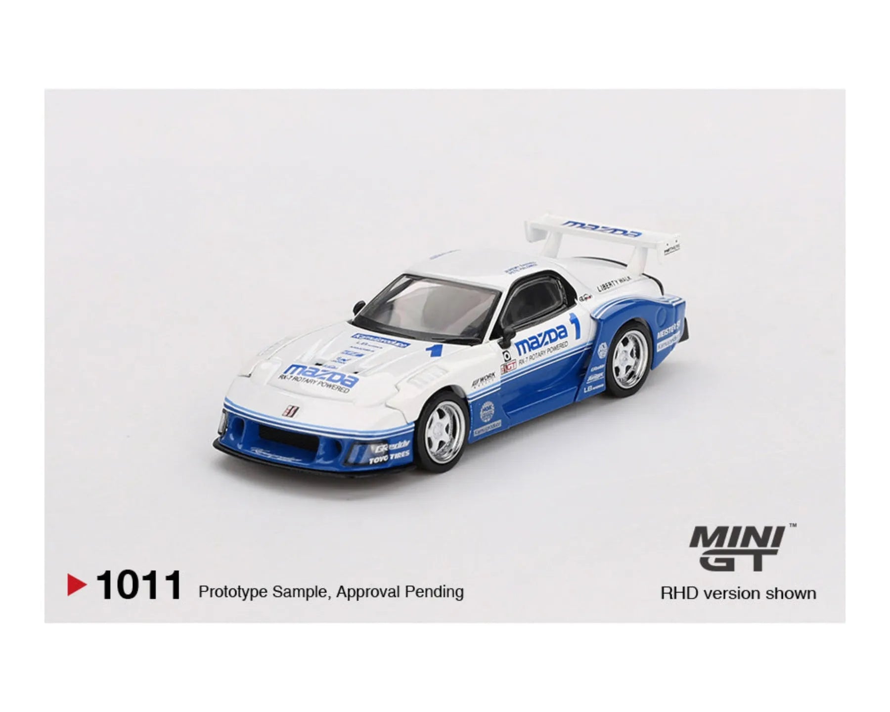 Mazda RX-7 LB-Super Silhouette Mazda #1 White Blue 1:64
