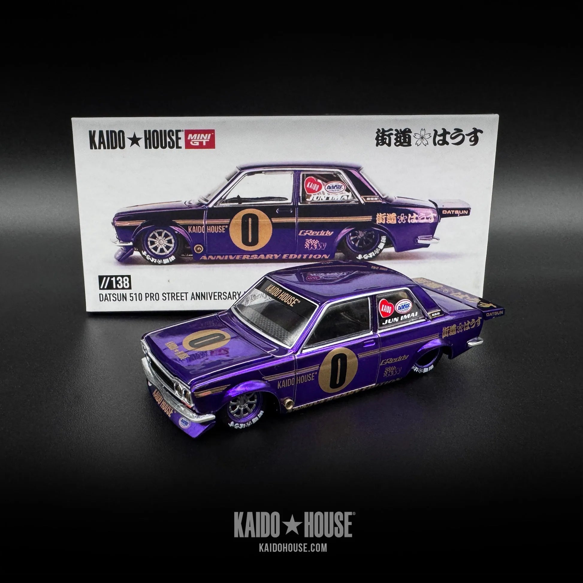 Datsun 510 Pro Street Anniversary Edition Purple #0 1:64