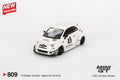 LB-Works x Abas Works Abarth 595 World Jam Style White #49 1:64