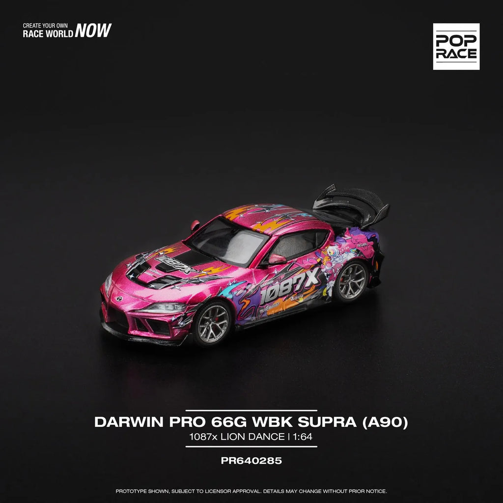 Toyota GR Supra Darwinpro 66G WBK 1087X Pink Purple 1:64