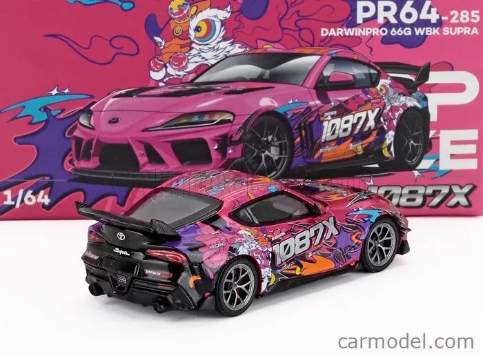 Toyota GR Supra Darwinpro 66G WBK 1087X Pink Purple 1:64