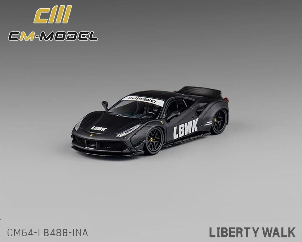 CM Model LB Works Ferrari 488 Widebody Indonesia Exclusive 1:64